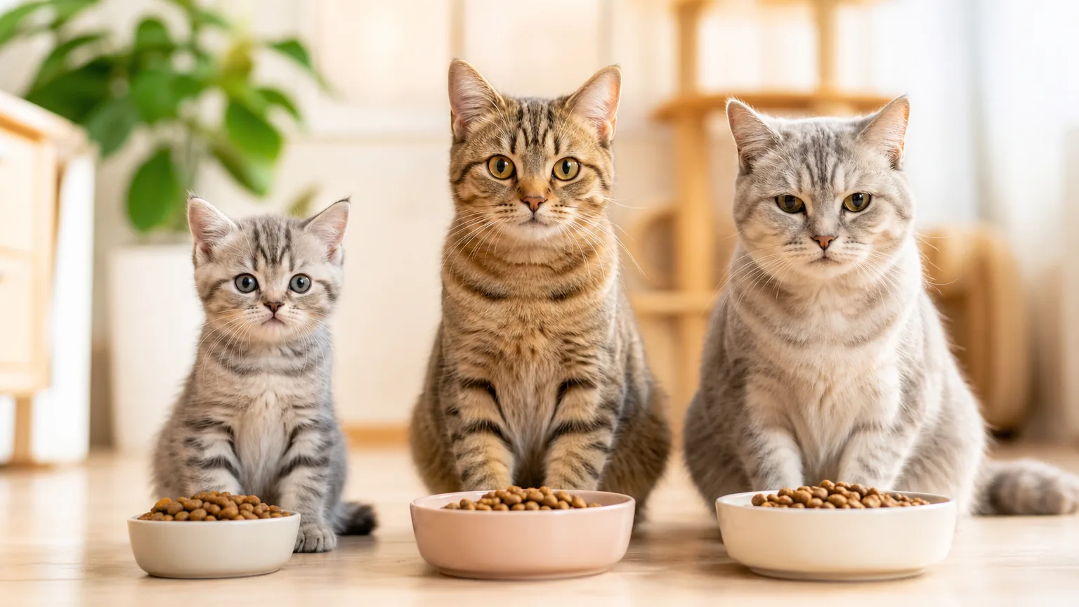 วิธีเลือกอาหารแมวให้เหมาะกับแต่ละช่วงวัย (ลูกแมว–แมวโต–แมวสูงวัย)